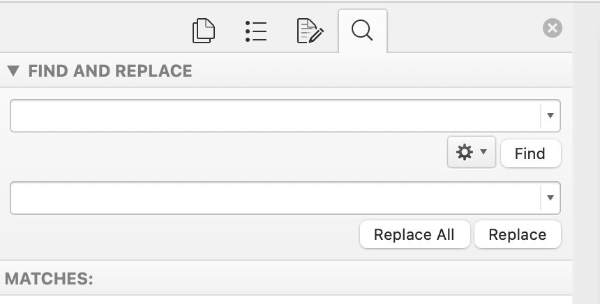 Word Find and Replace dialog box showing the replace tab